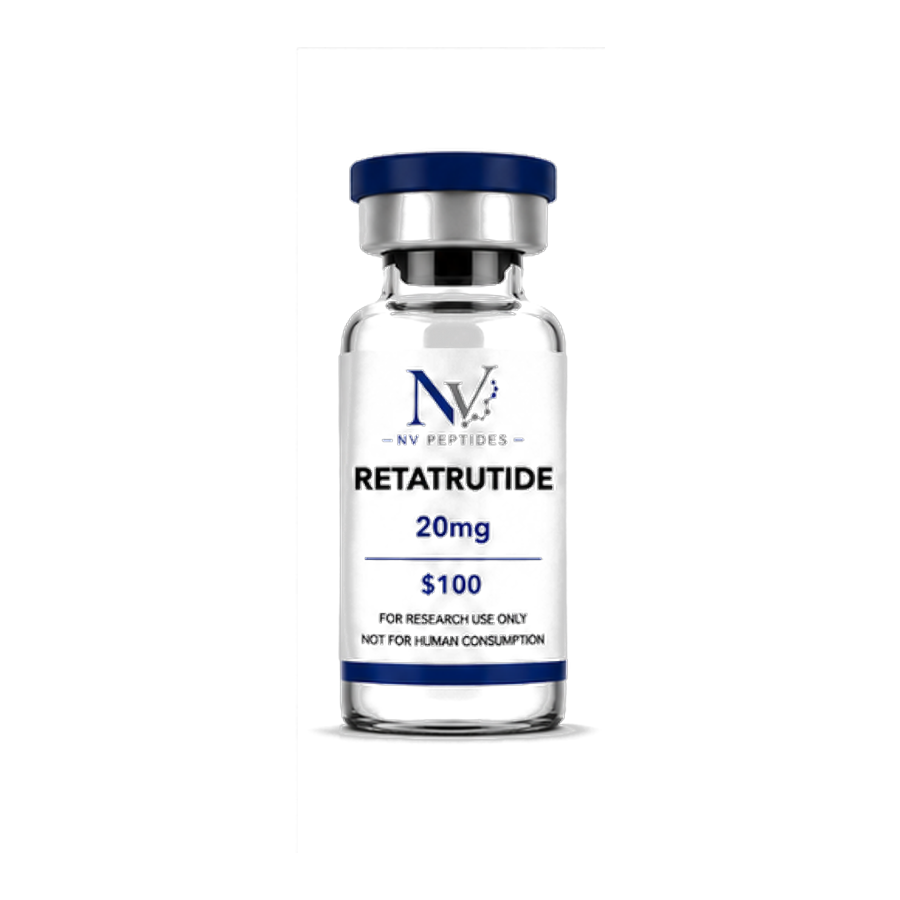 Retatrutide 20 mg or 30 mg vial research vial from NV Peptides